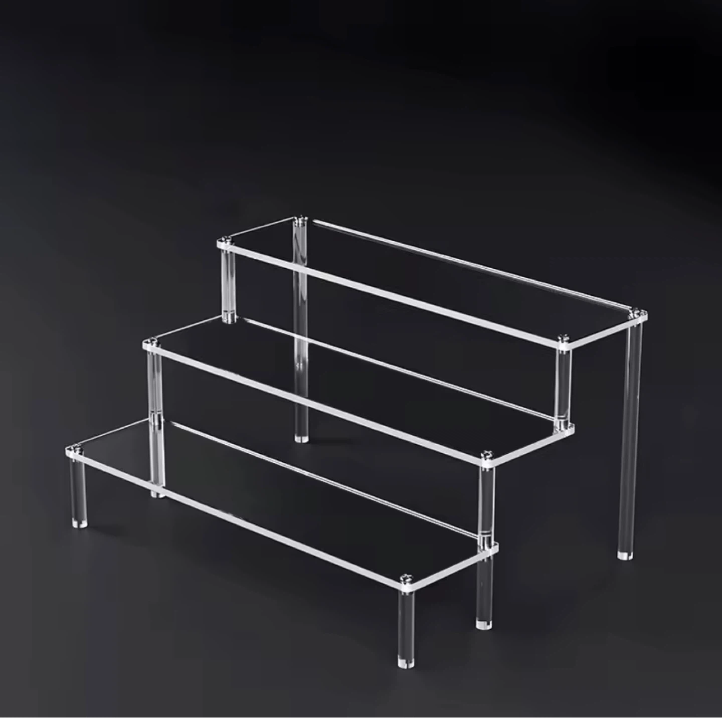 3-Tier Clear Acrylic Display Stand