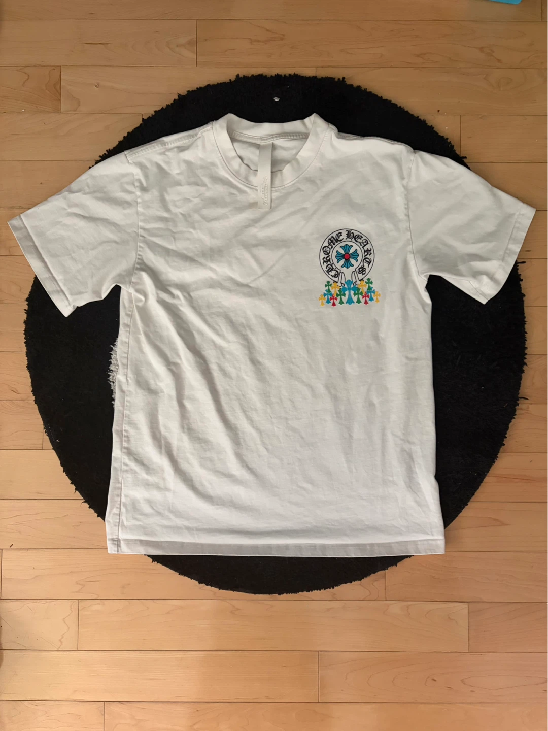 Chrome Hearts White Short Sleeve T-Shirt (size medium)
