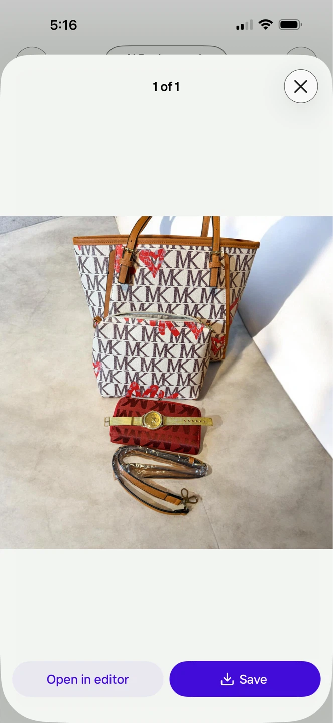 Michael Kors Tote Bag, Pouch, Watch, and Strap Set - photo 3
