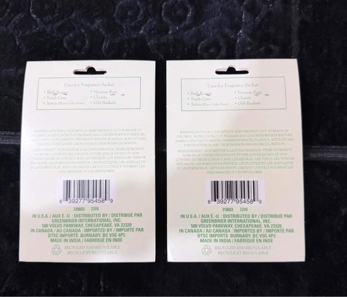 Jasmine Fragrance Sachet - 4 Pack (30g each) - photo 3