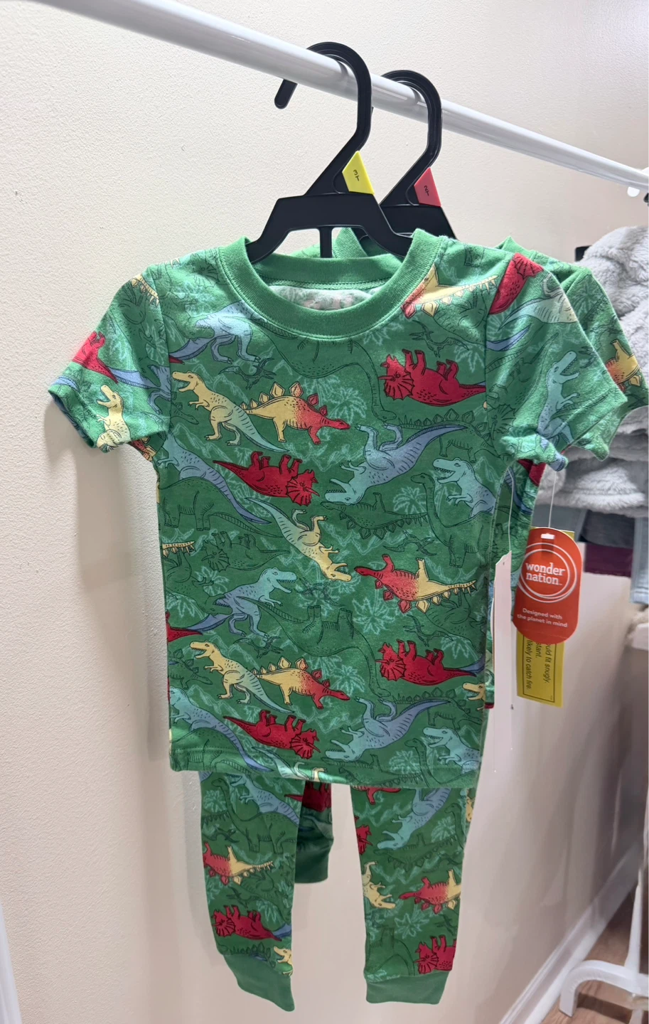 Wonder Nation Dinosaur Pajama Set 3t - photo 3