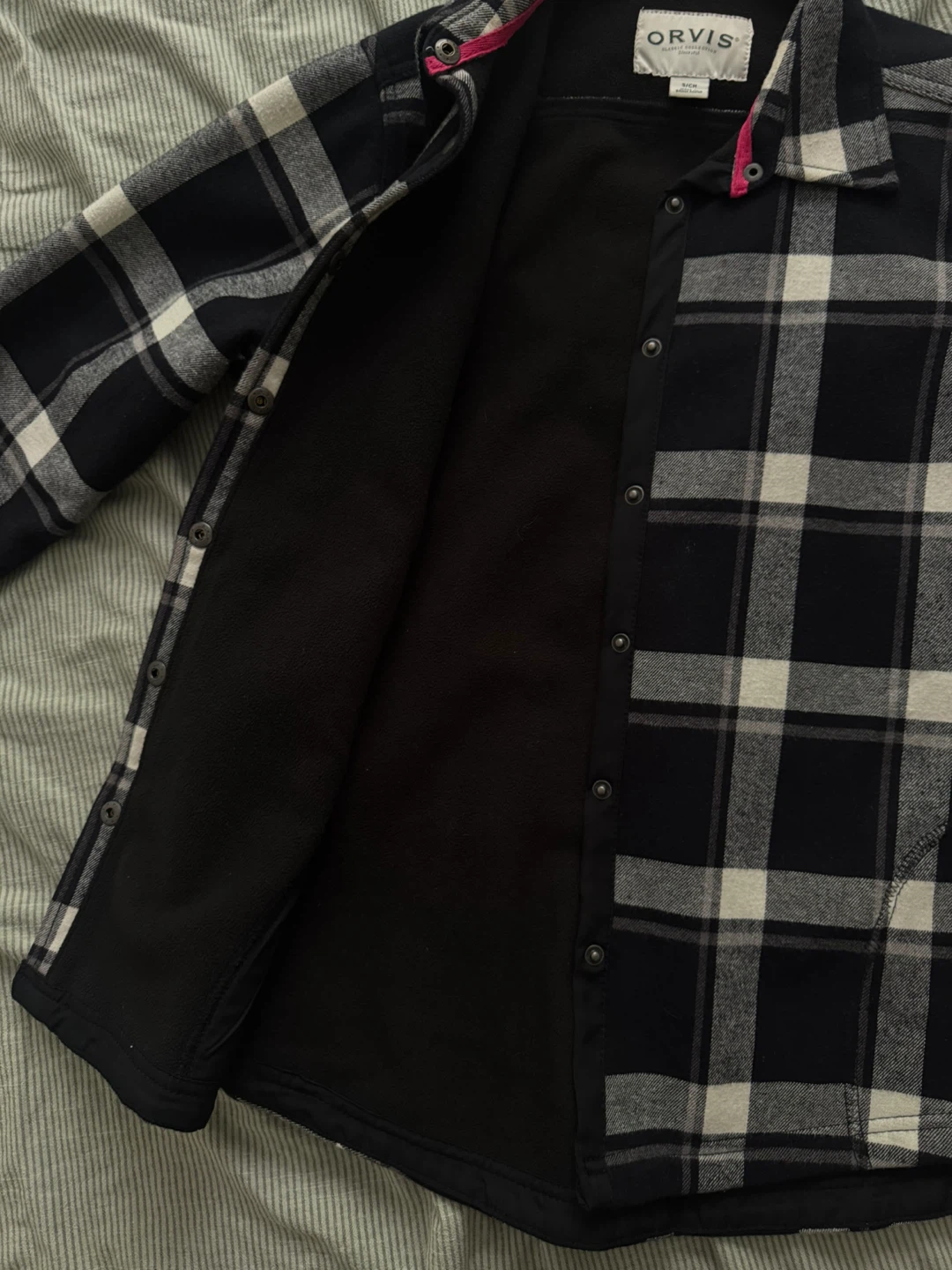 Fleece-Lined Shirt Jacket - Size S - photo 2