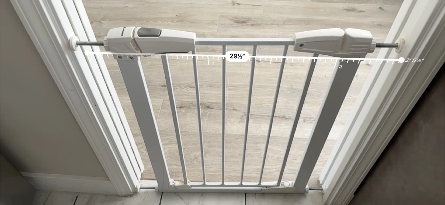 White Metal Baby/pet Gates (Regalo & Eudemon) - photo 2