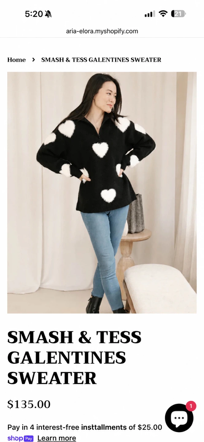 Smash + Tess Sweater + Poppy & Peonies Sidekick - photo 4
