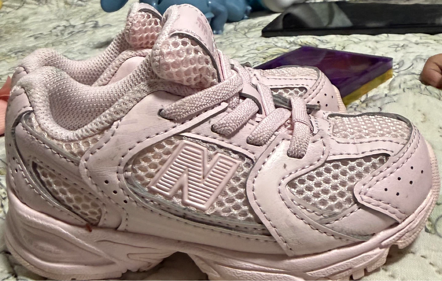 New Balance Pink Running Shoes Toddler - photo 2