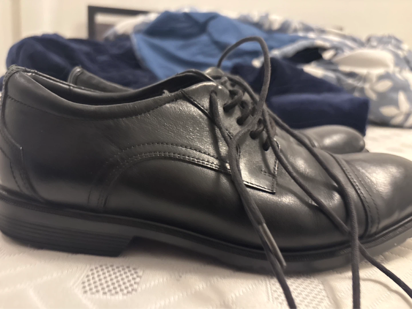 Black Leather Dress Shoes - Dockers - photo 2