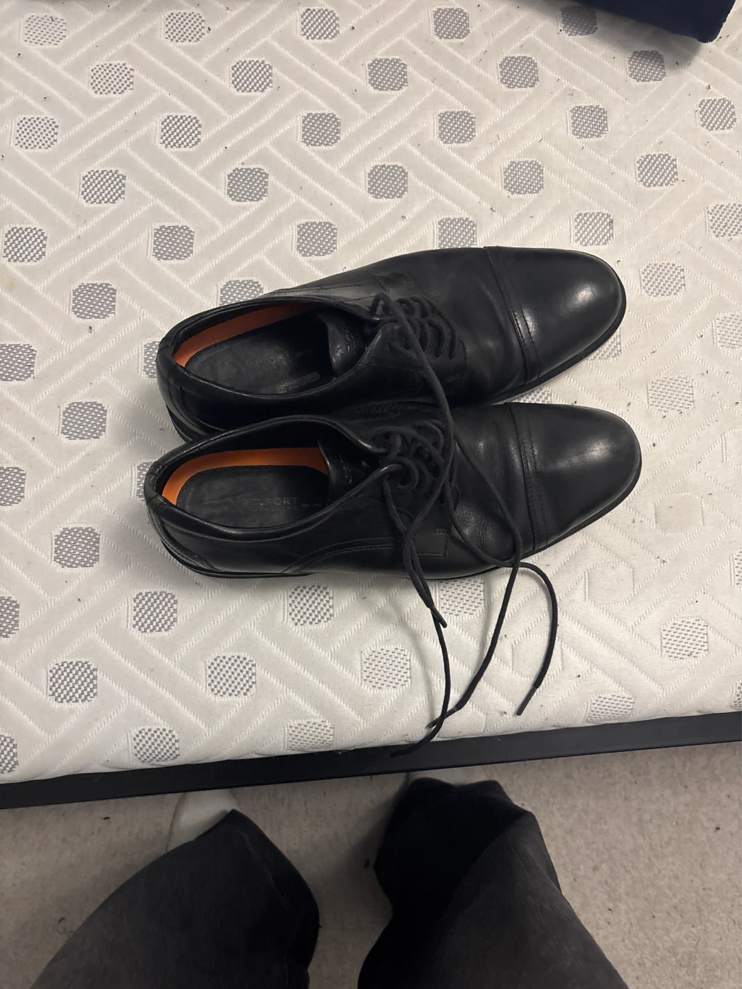 Black Leather Dress Shoes - Dockers