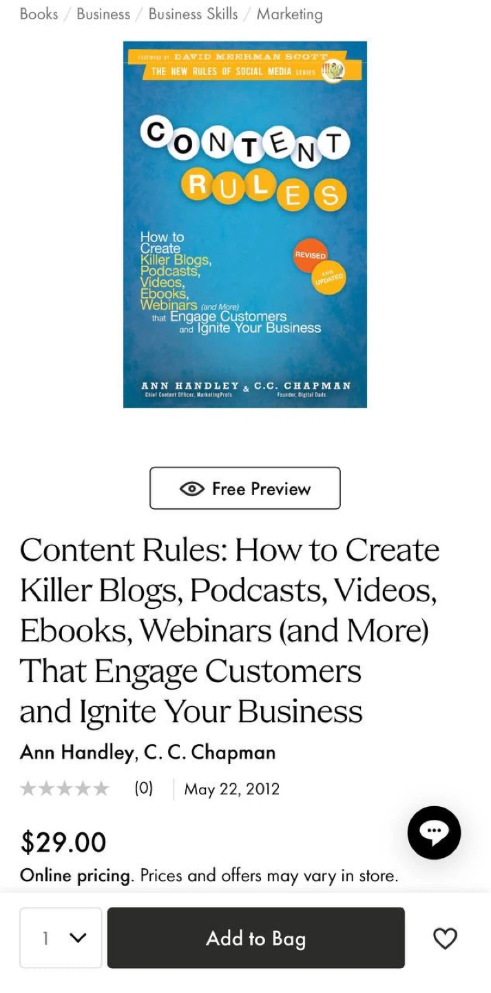 Content Rules” Book – Ann Handley & C.C. Chapman - photo 4