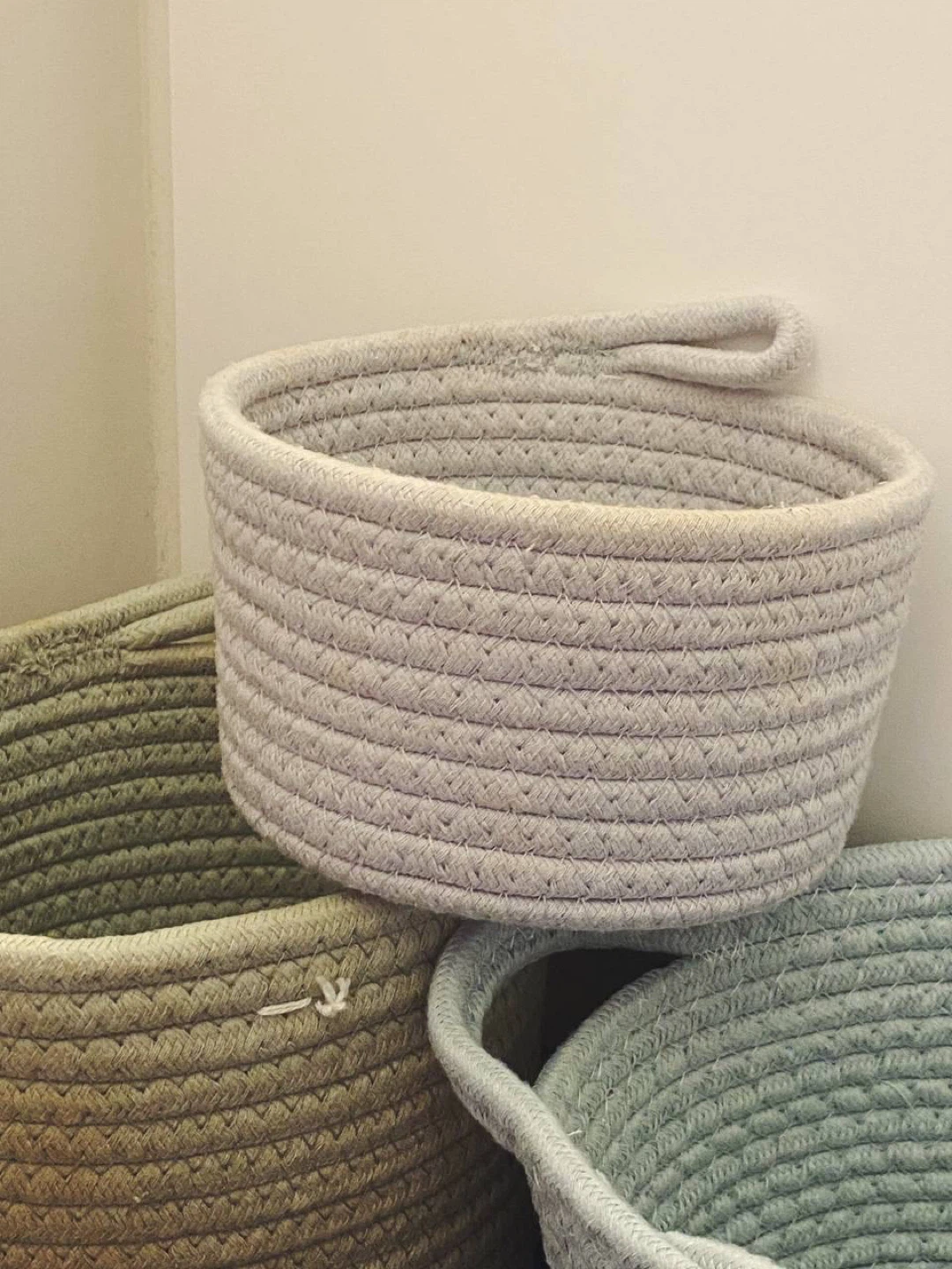 Set of 3 OUI Rope Storage Baskets - photo 2