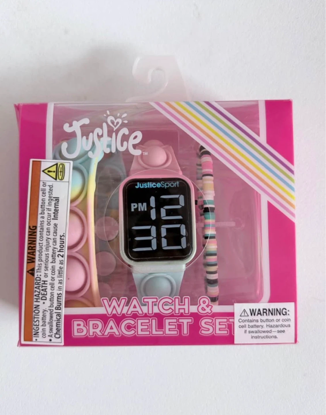 Justice Digital Watch & Bracelet Set - photo 2