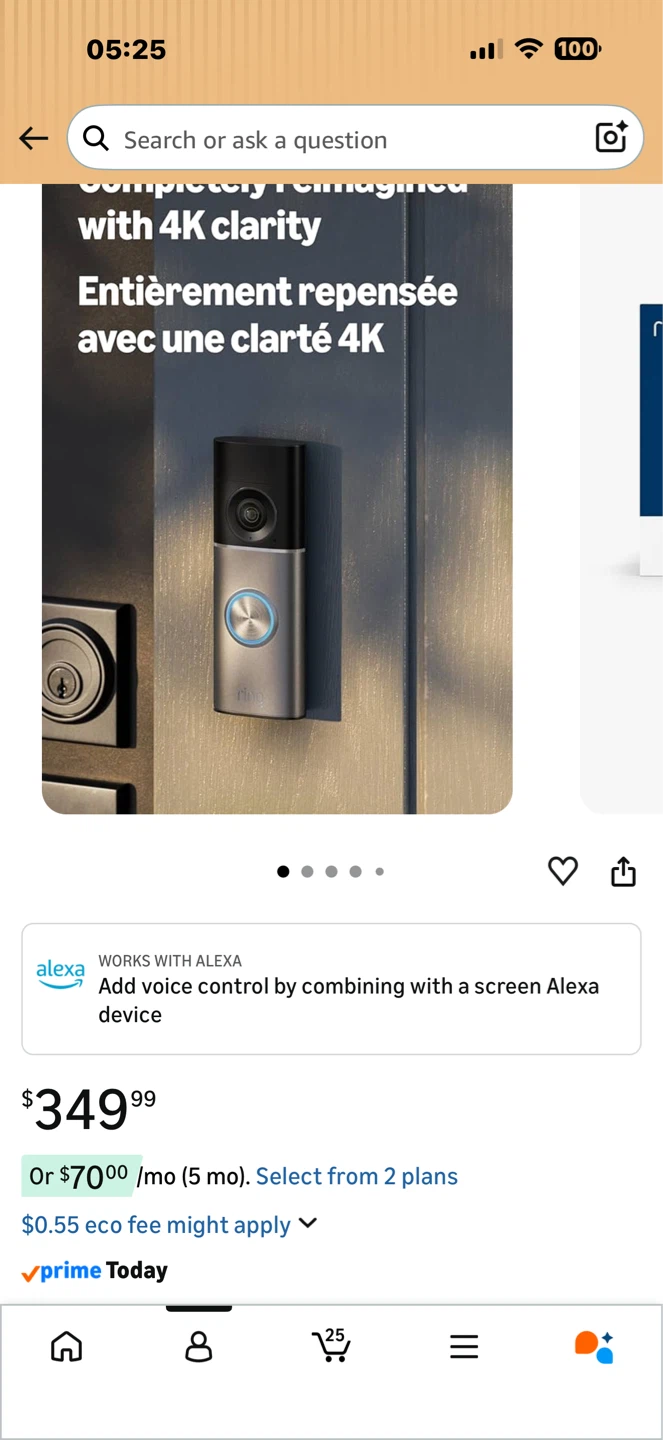 Ring 4K camera, Chime Pro, and Power adapter and Wifi Extender - photo 4