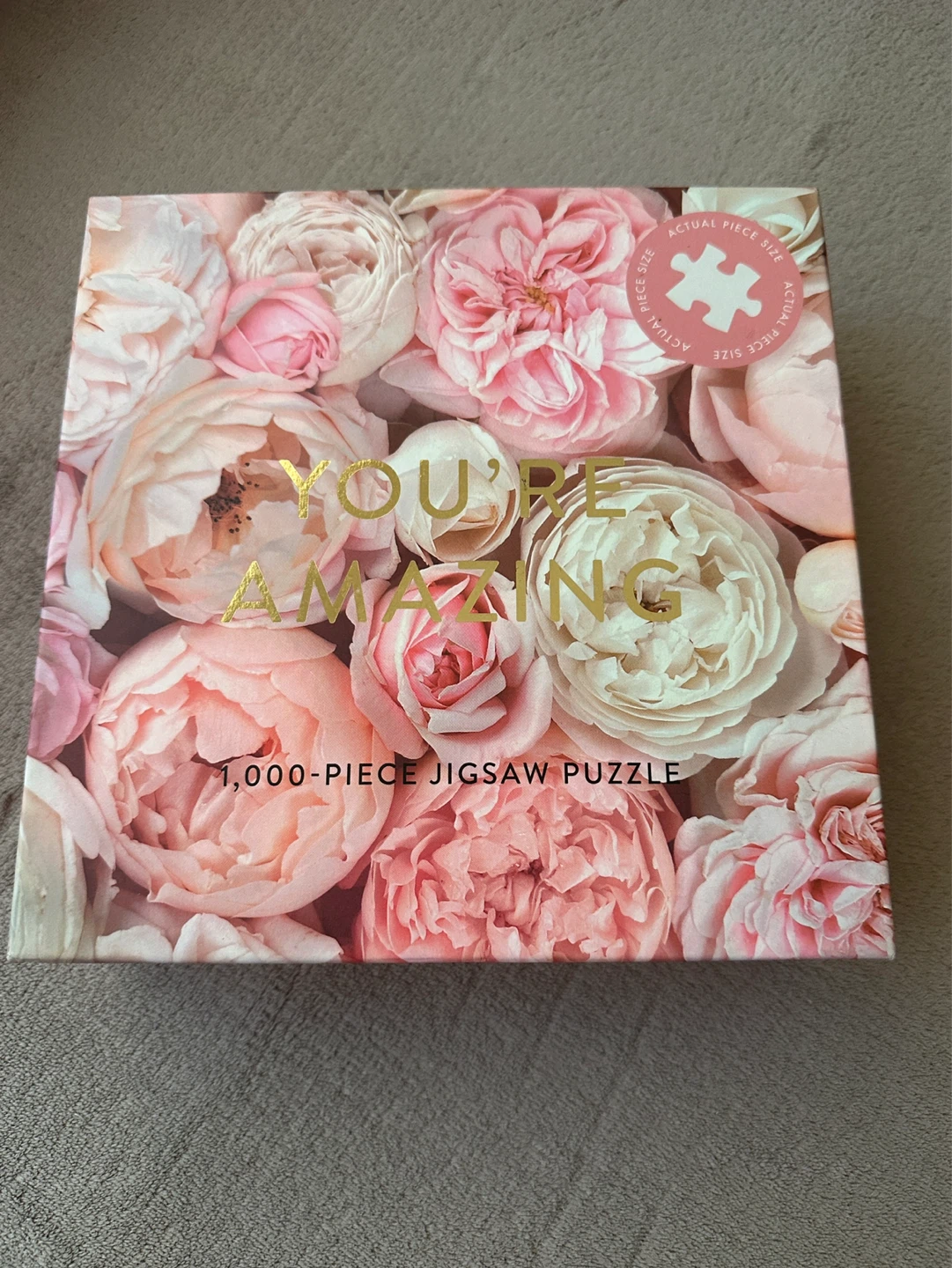 NEW You're Amazing 1000-Piece Floral Jigsaw Puzzle