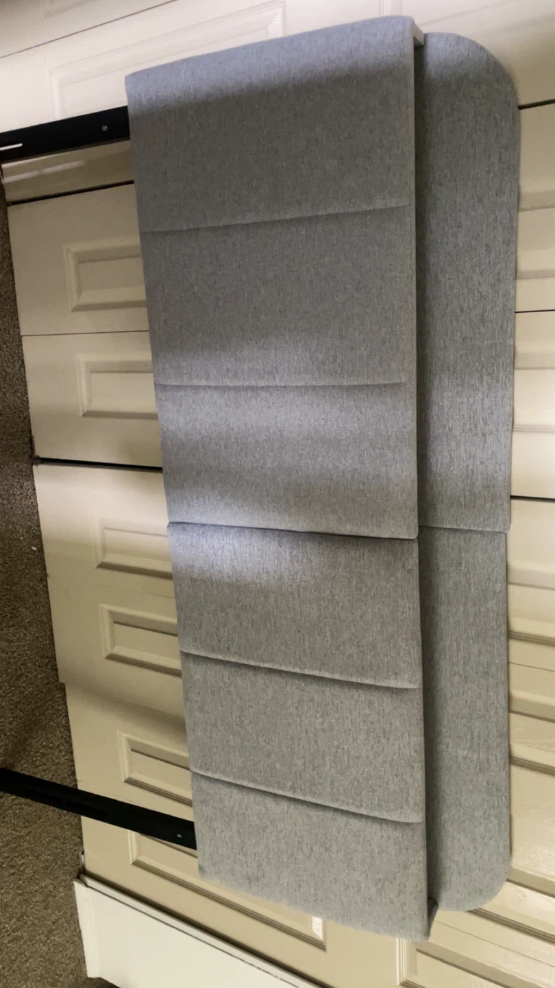 Grey Fabric Bedframe Headboard