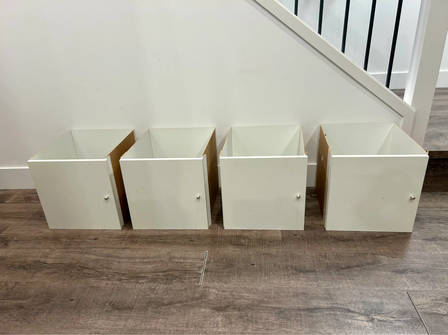 IKEA KALLAX white inserts doors x4 for $40