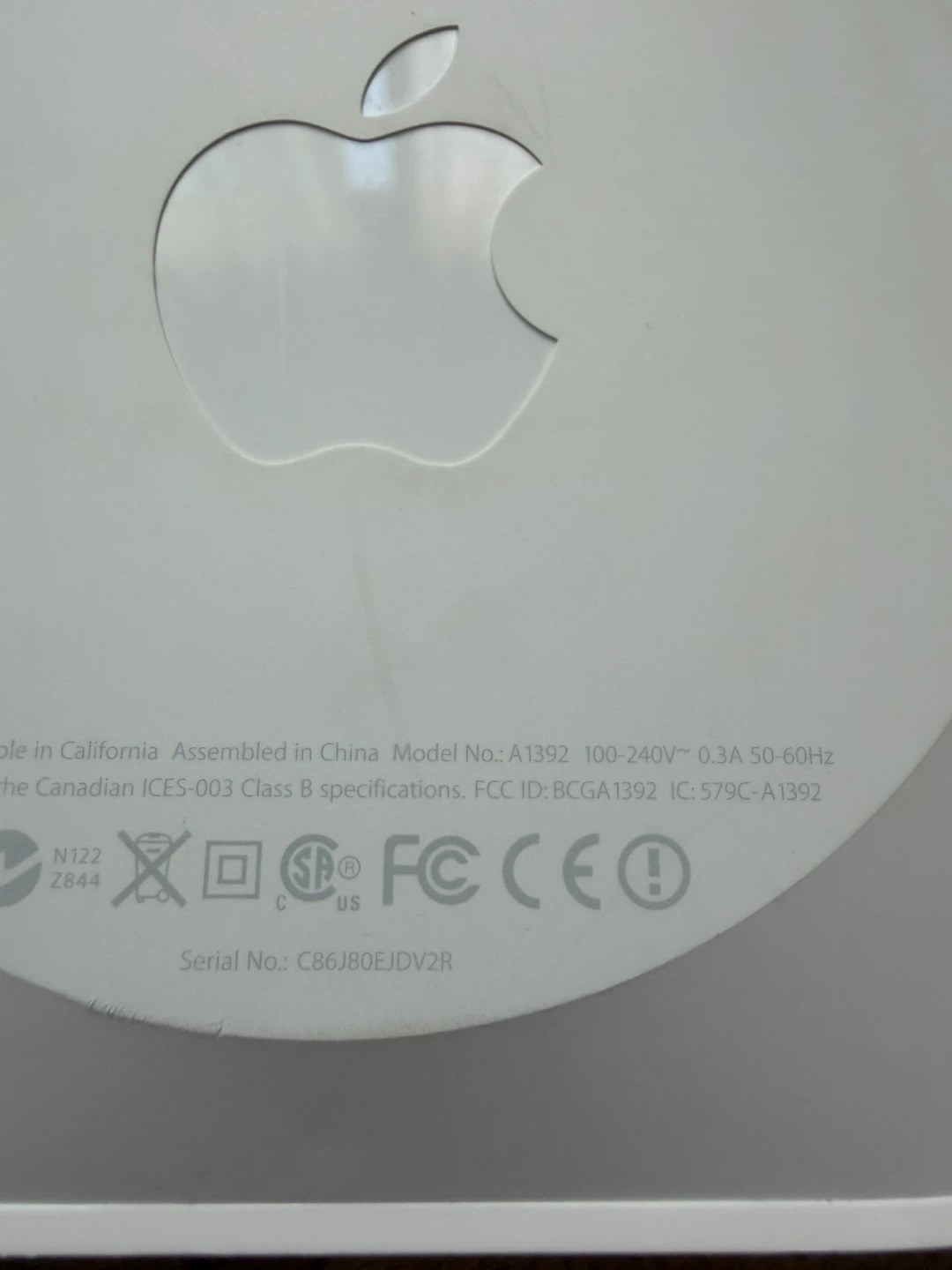 Apple AirPort Express A1392 (2nd Generation) Router - photo 2