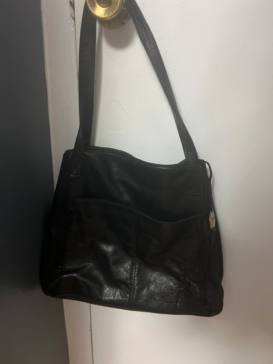 Margot New York Black Genuine Leather Shoulder Bag - photo 2
