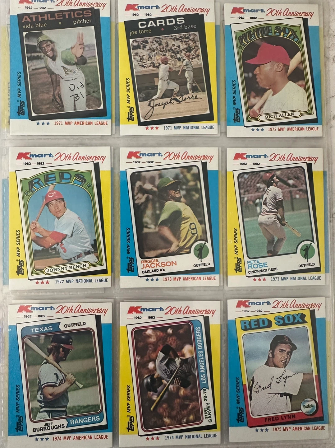 1982 Kmart/Topps  20th Anniversary Baseball Cards - photo 5