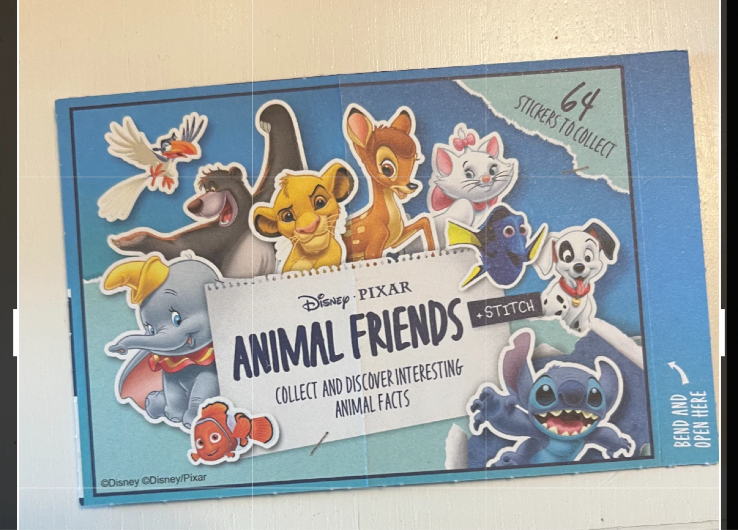 Disney Pixar Animal Friends Sticker Collection