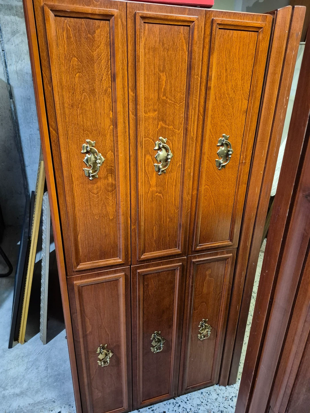 Solid Wooden cabinet with 6 doors dresser