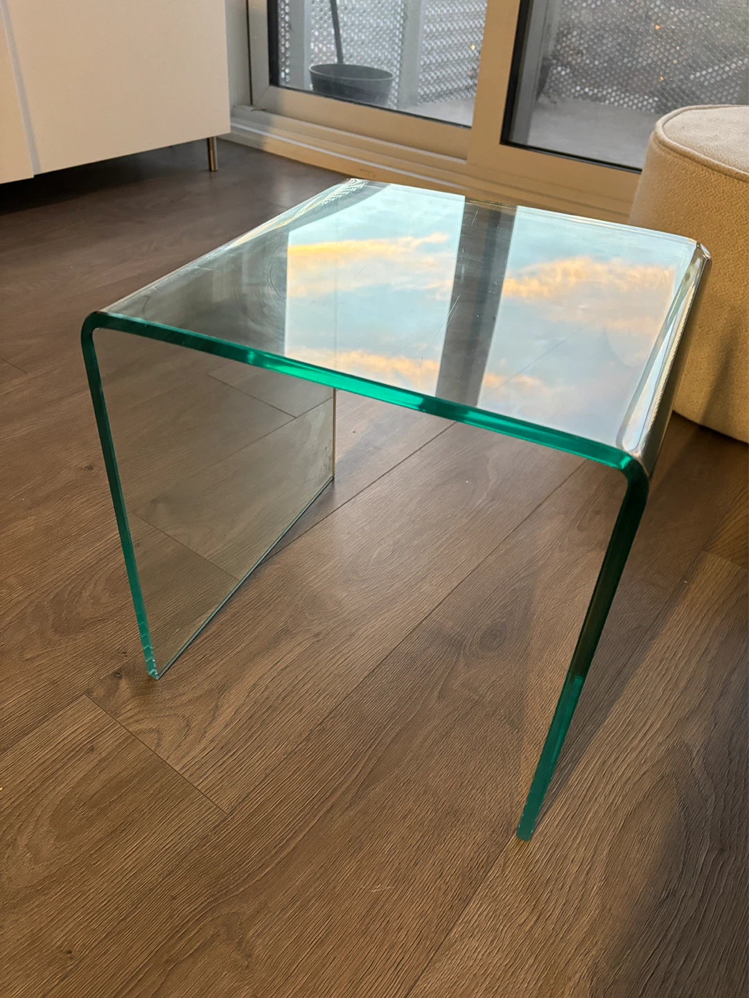 Glass Side Table