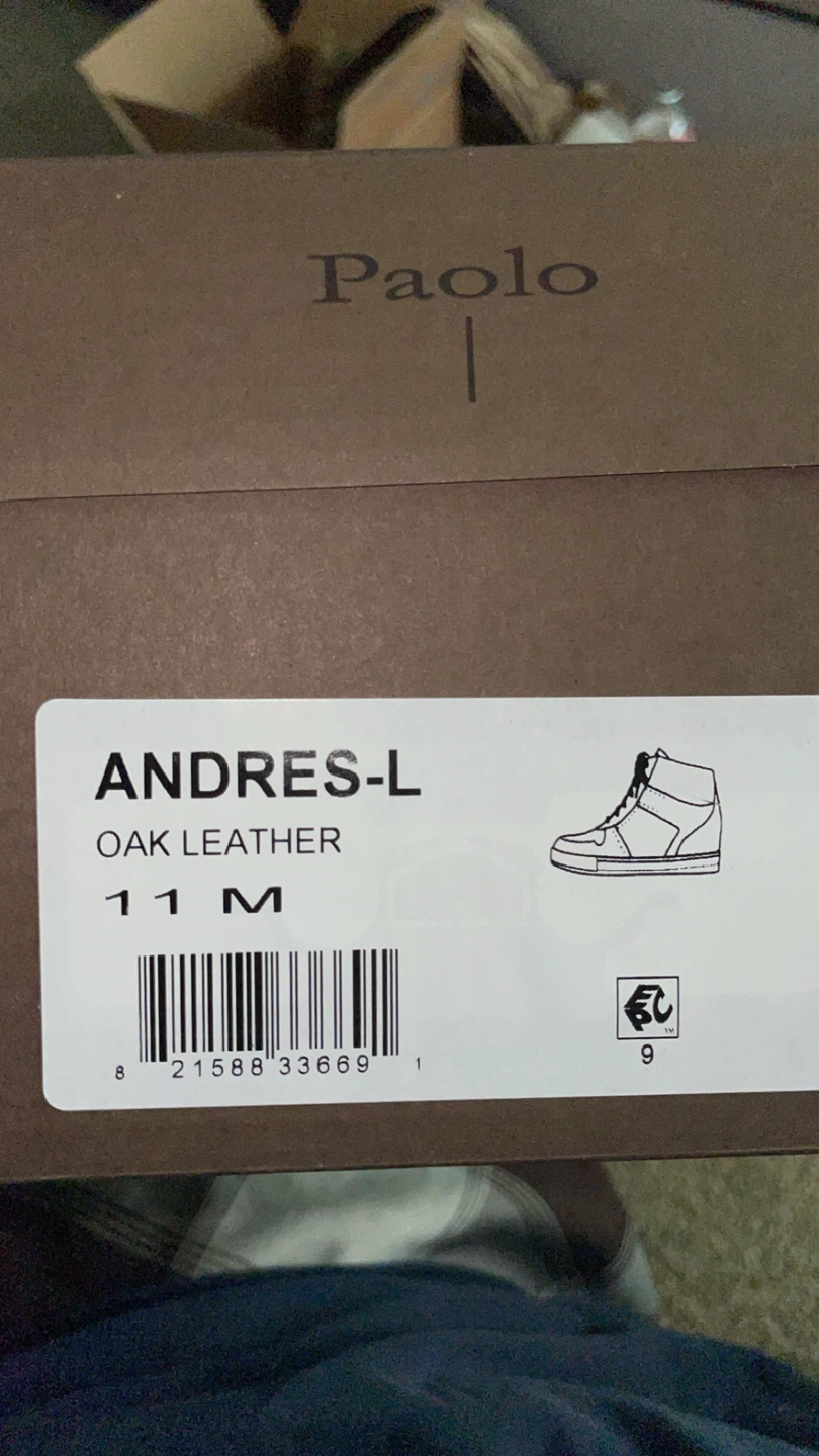 Paolo Andres-L Oak Leather Mid-Top Wedged Sneakers - photo 2