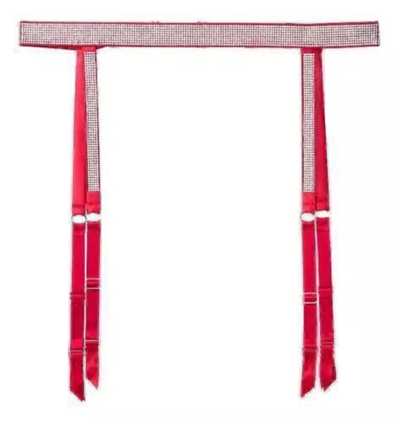Victoria's Secret Red Rhinestone Garter Belt - photo 5