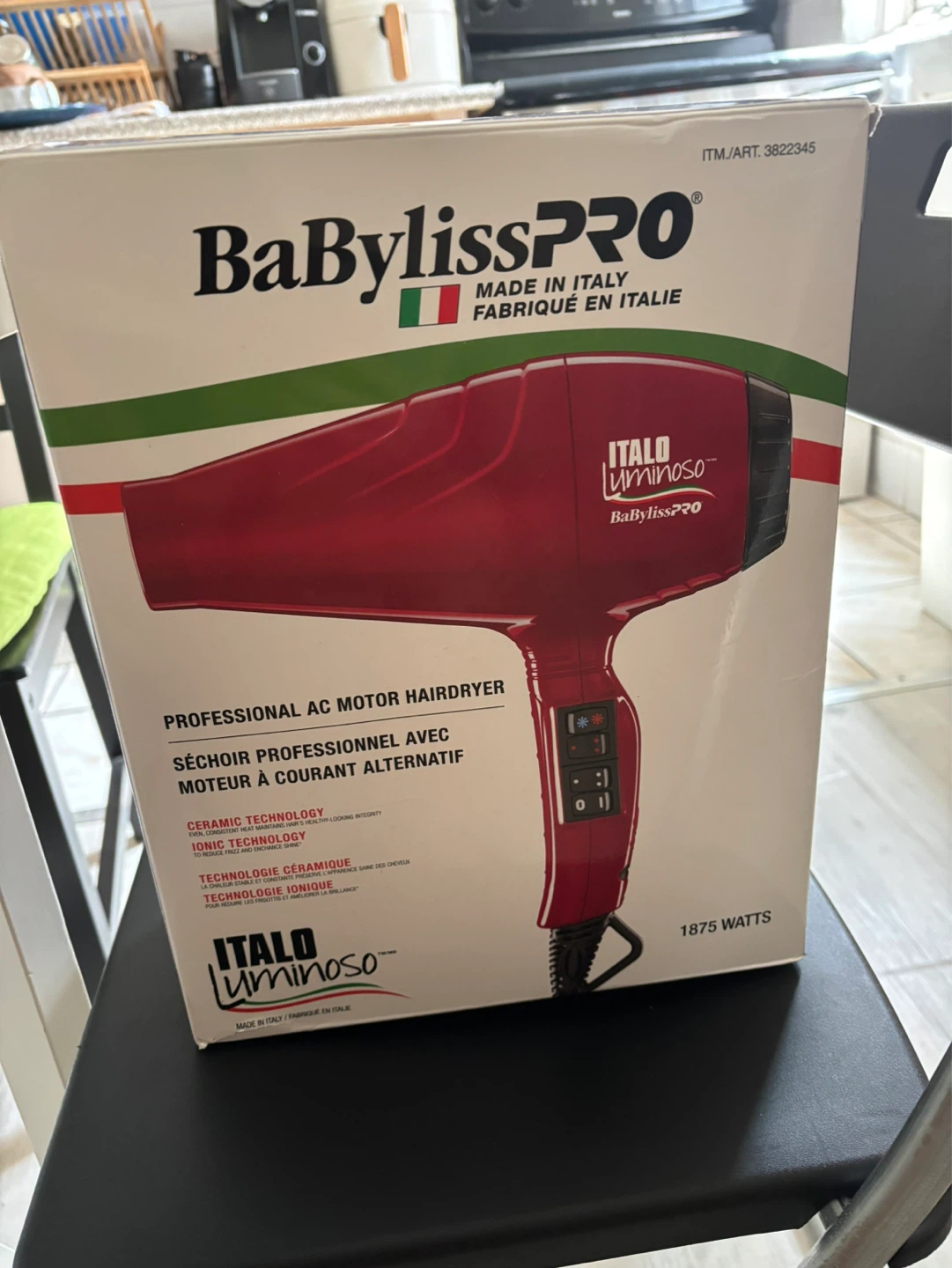 BaBylissPRO ITALO LUMINOSO Professional AC Motor Hair Dryer - photo 2