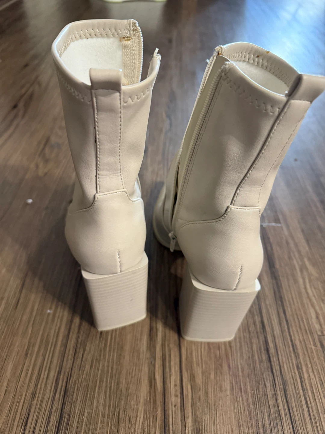 Call It Spring Beige Ankle Boots - photo 2