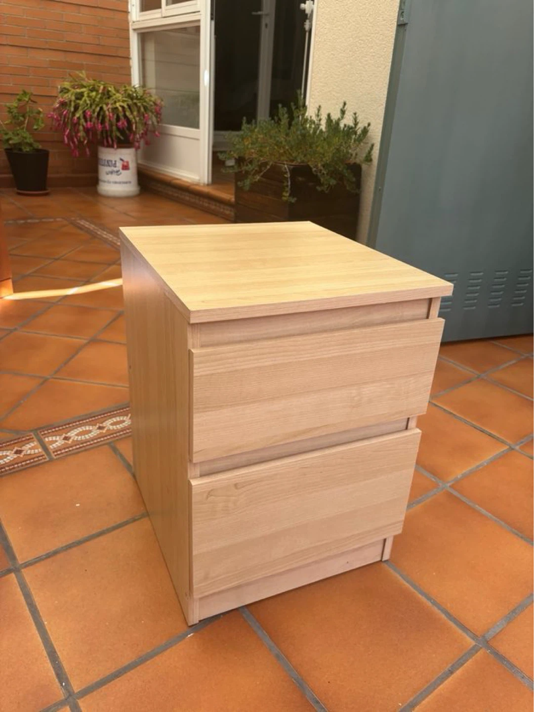 IKEA MALM nightstand oak colour n