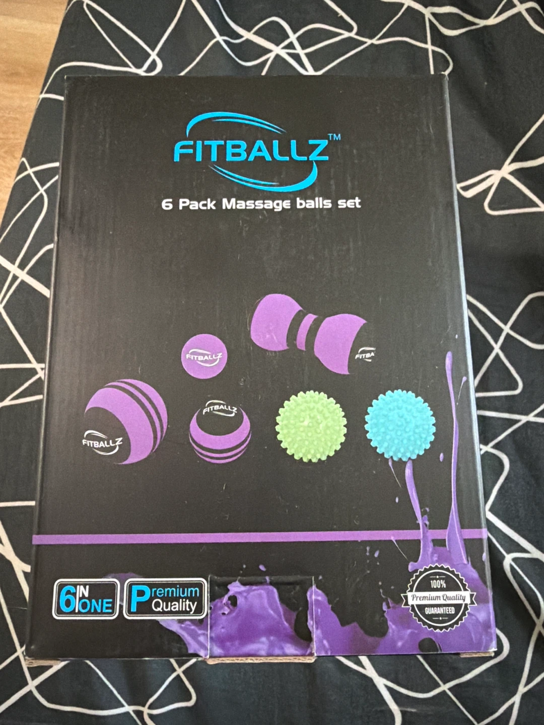 Fitballz 6 Pack Massage Balls Set