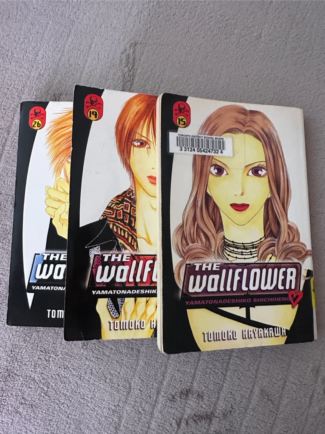 The Wallflower Manga Volumes 15, 19, 26