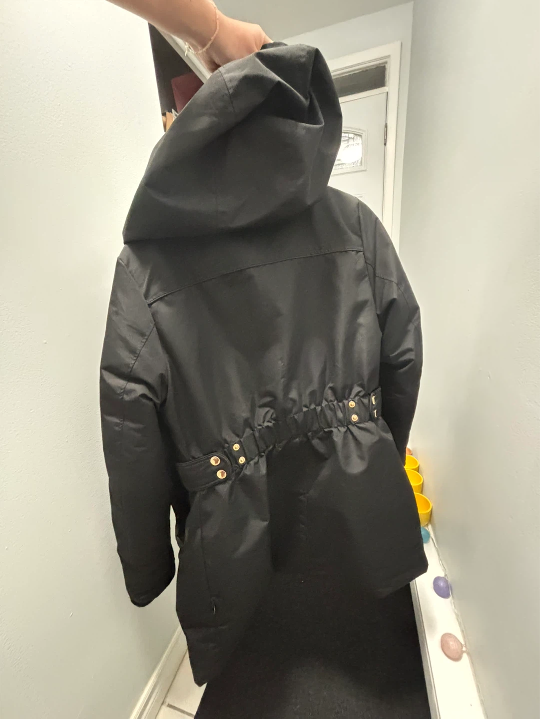 Warm Mountain Black Winter Jacket with Sherpa Lining - photo 2
