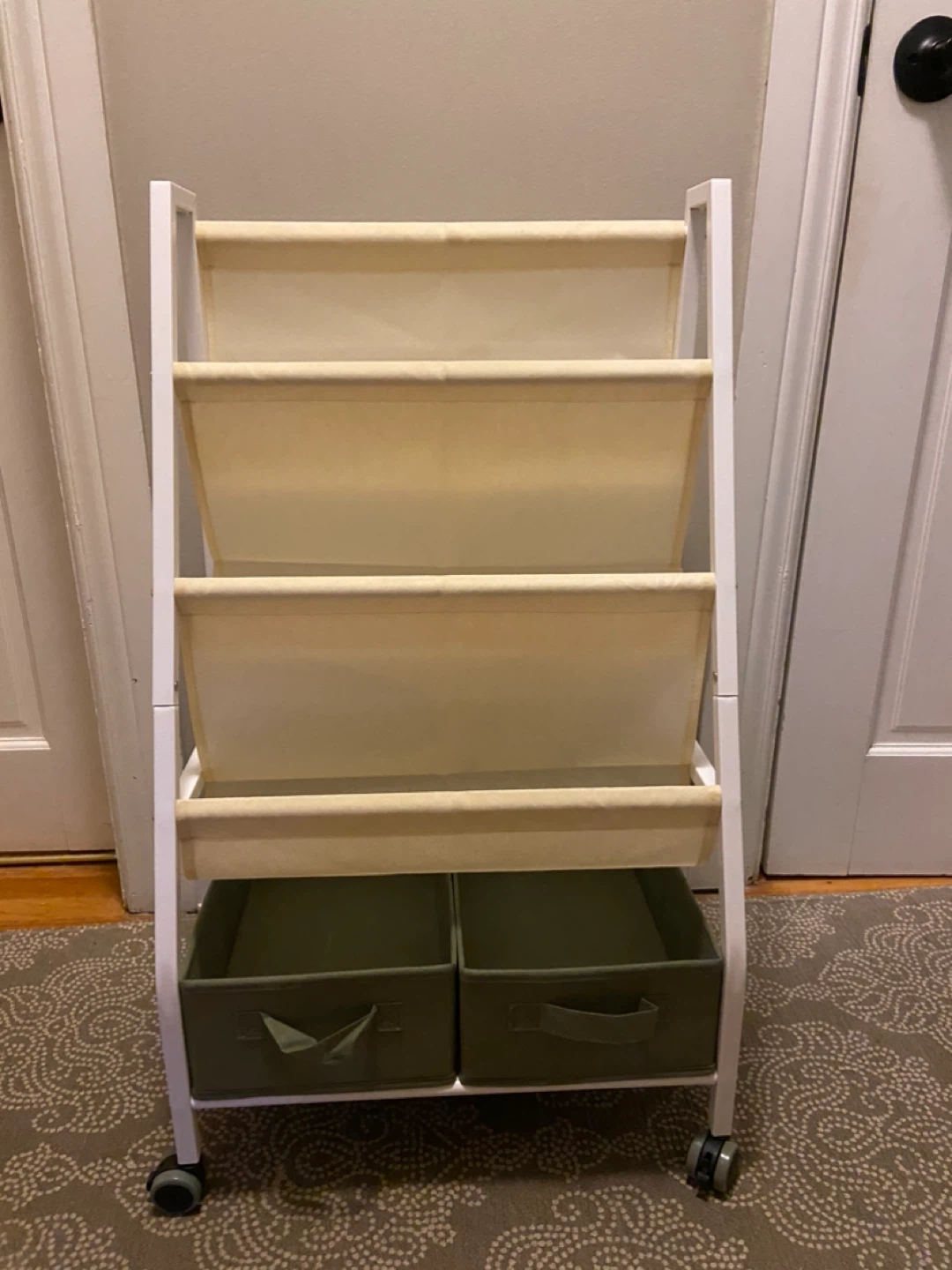 New Toddler Book Sling Rolling Cart - photo 2