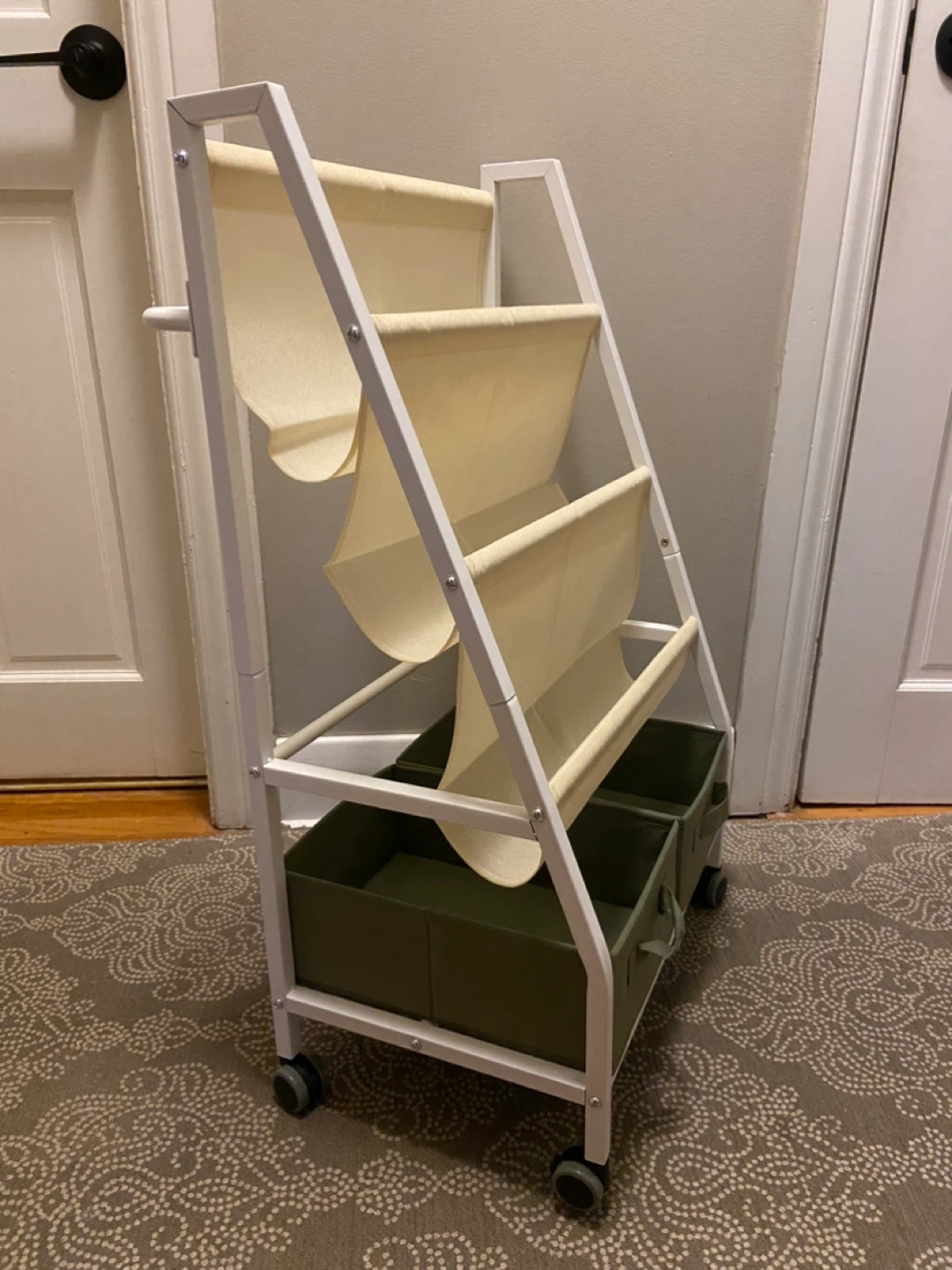 New Toddler Book Sling Rolling Cart - photo 3