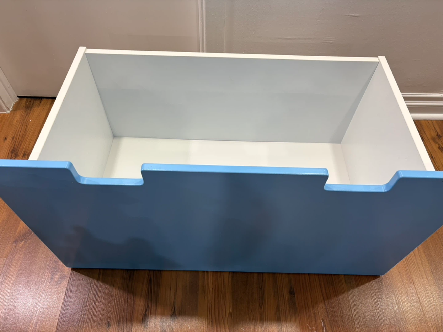 Blue and White Toy Storage Box - photo 4