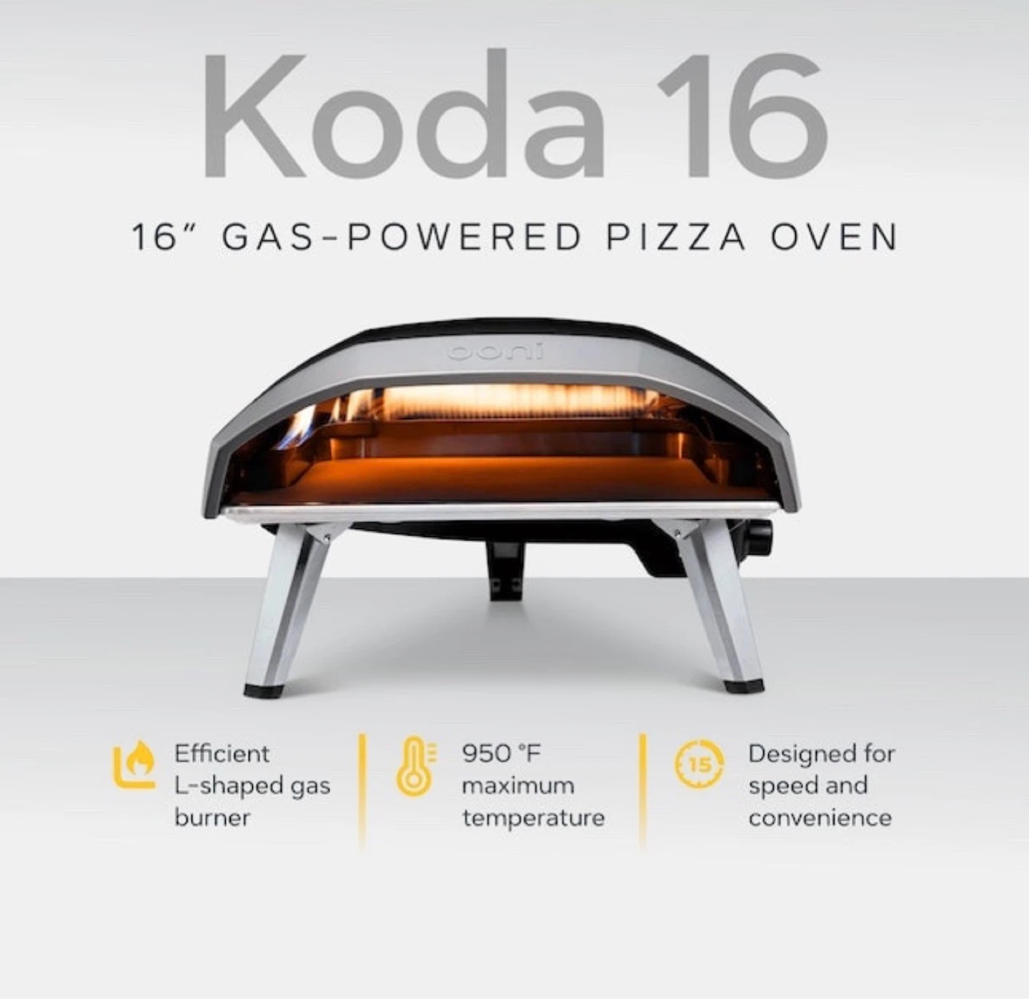 Ooni Koda 16 Natural Gas & Propane! - Pizza Oven