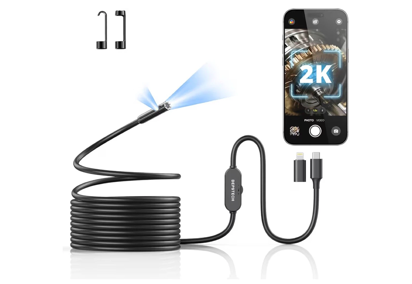 DEPSTECH 2K Inspection Camera