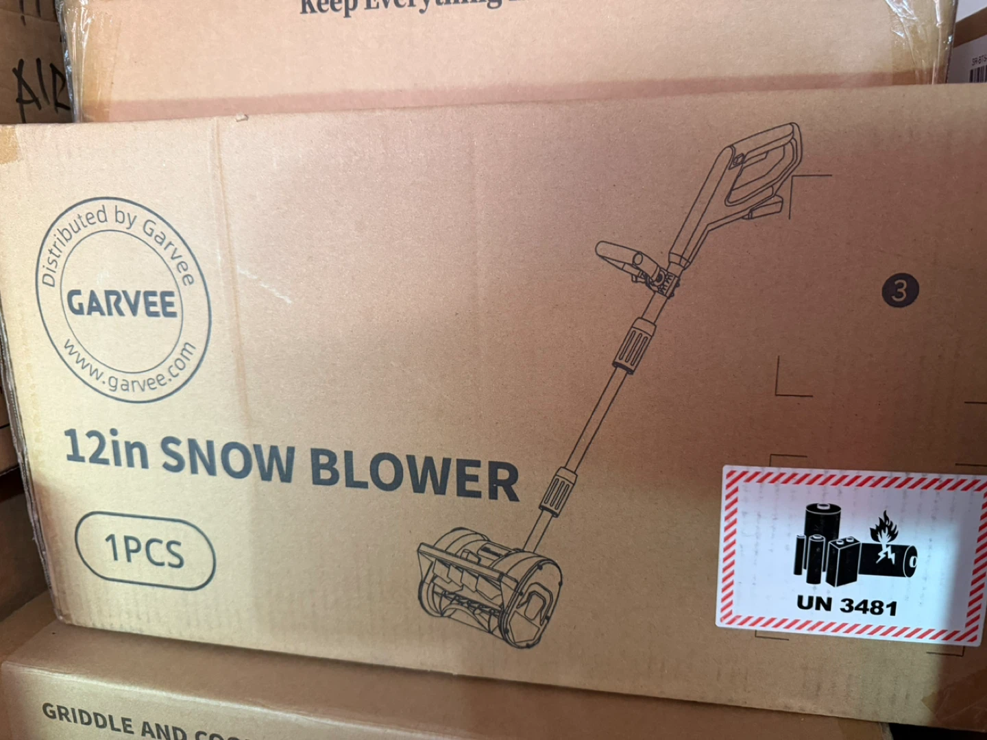 Garvee 12in Electric Snow Blower - photo 2