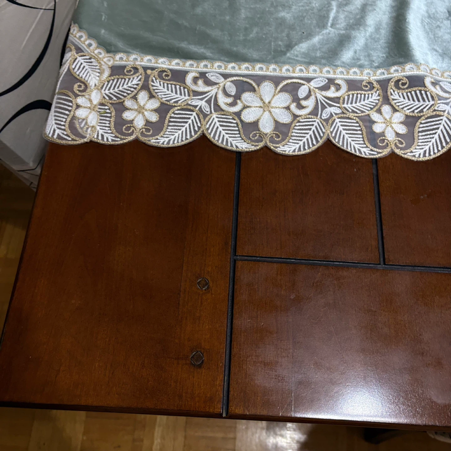 Wooden Dining Table with 6 Chairs - photo 3