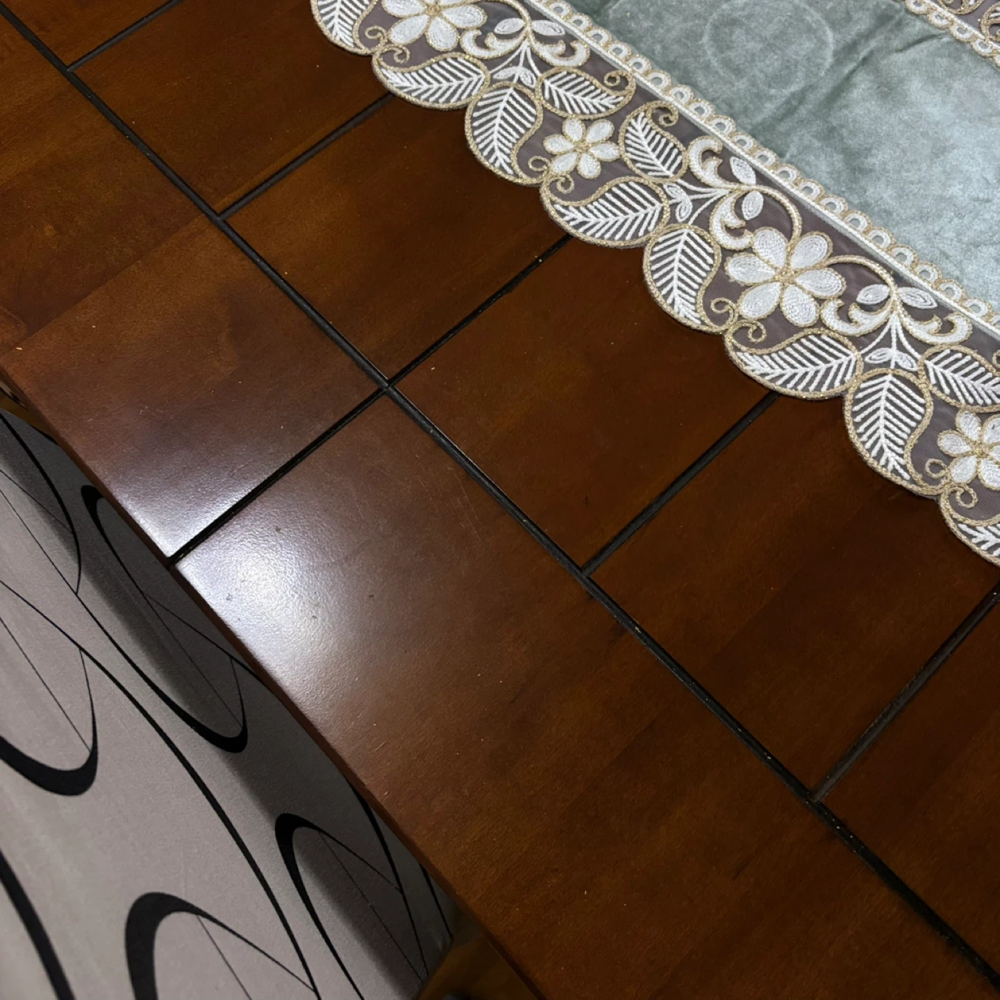 Wooden Dining Table with 6 Chairs - photo 4
