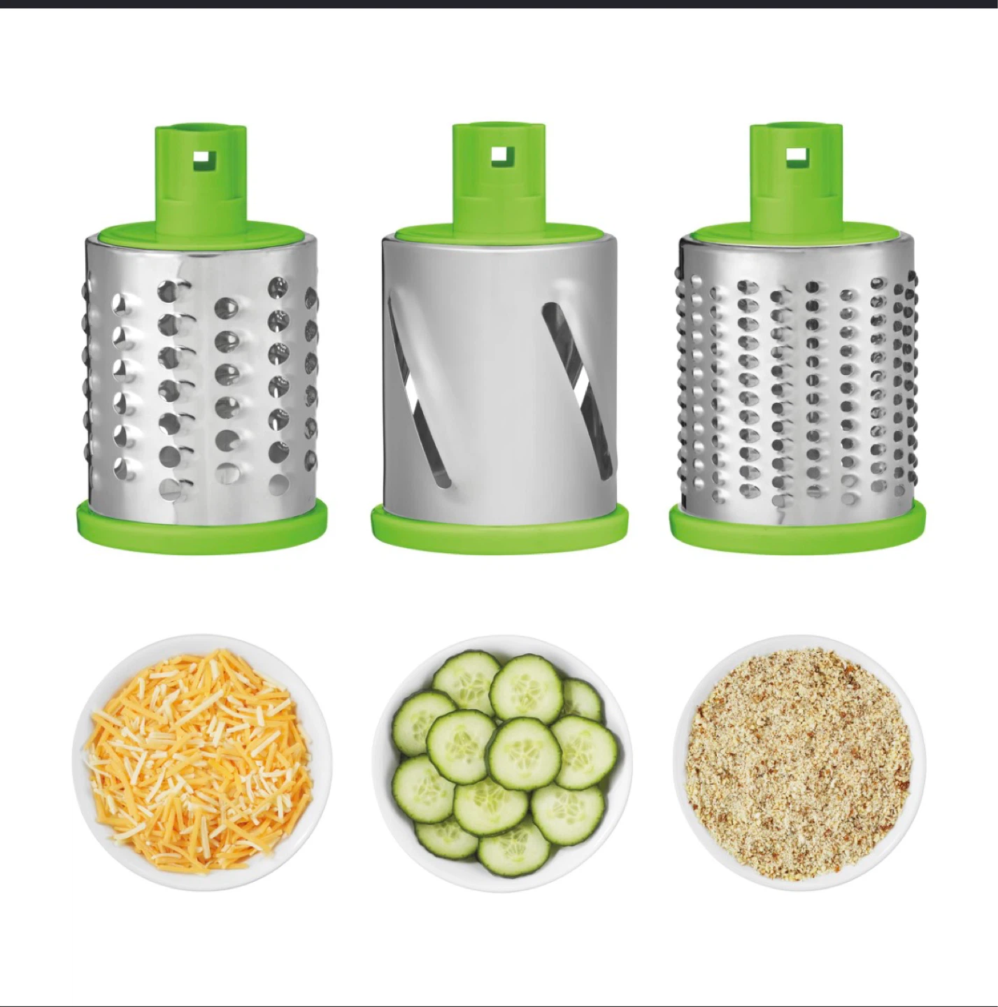 Rotary Grater with 3 Blades - photo 2