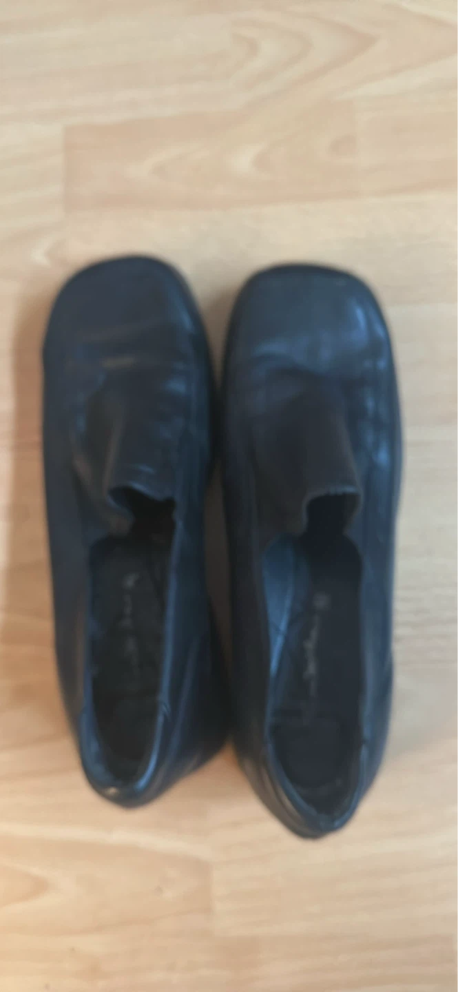 Black slip on shoes