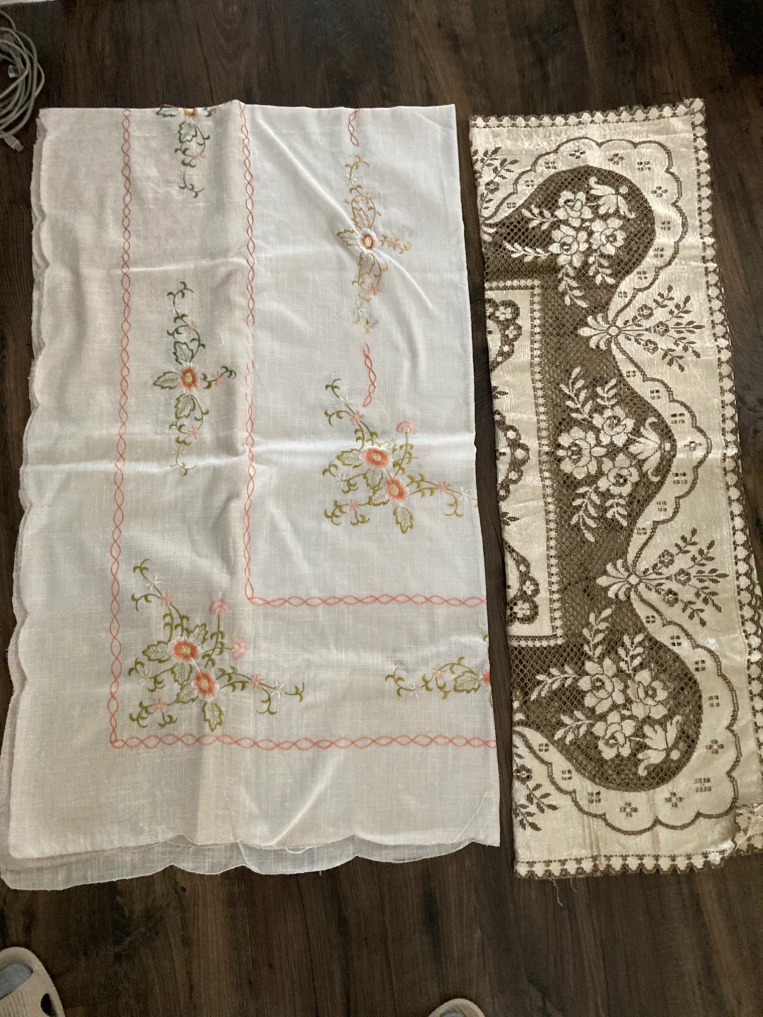 Two table cloths