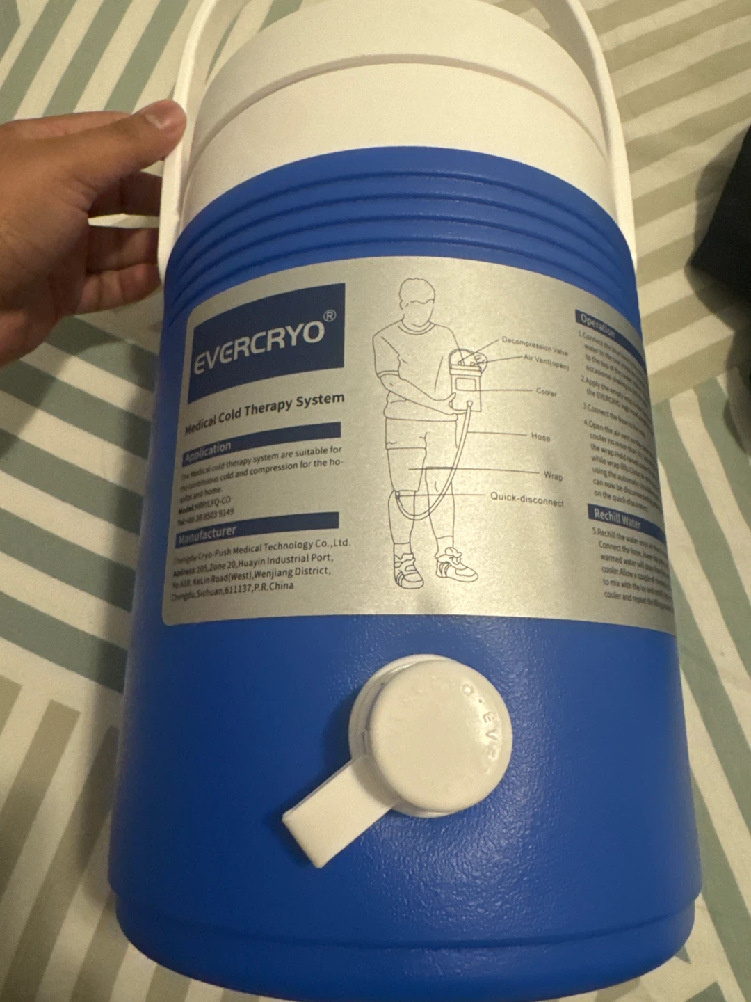 EVERCRYO Medical Cold Therapy System Cooler