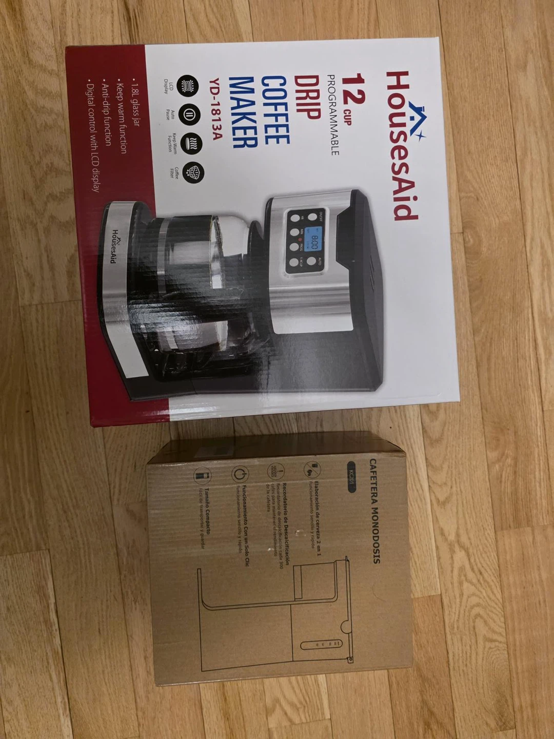 HousesAid Programmable 12-Cup Drip Coffee Maker