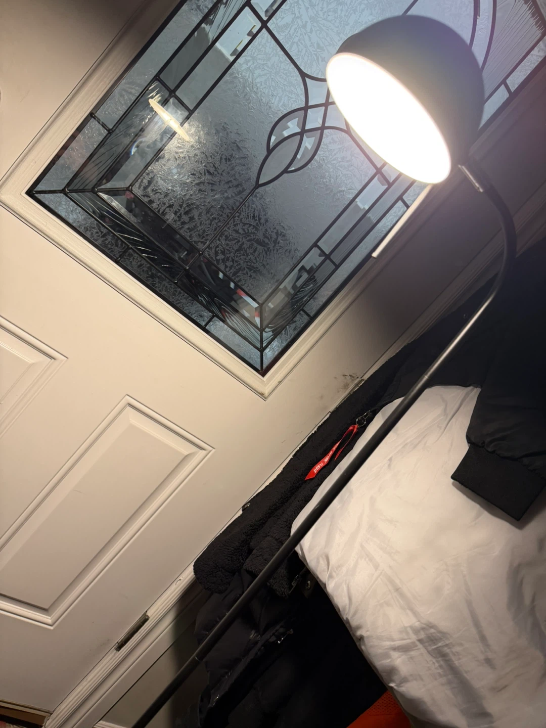 Black Floor Lamp - 1.37m Tall