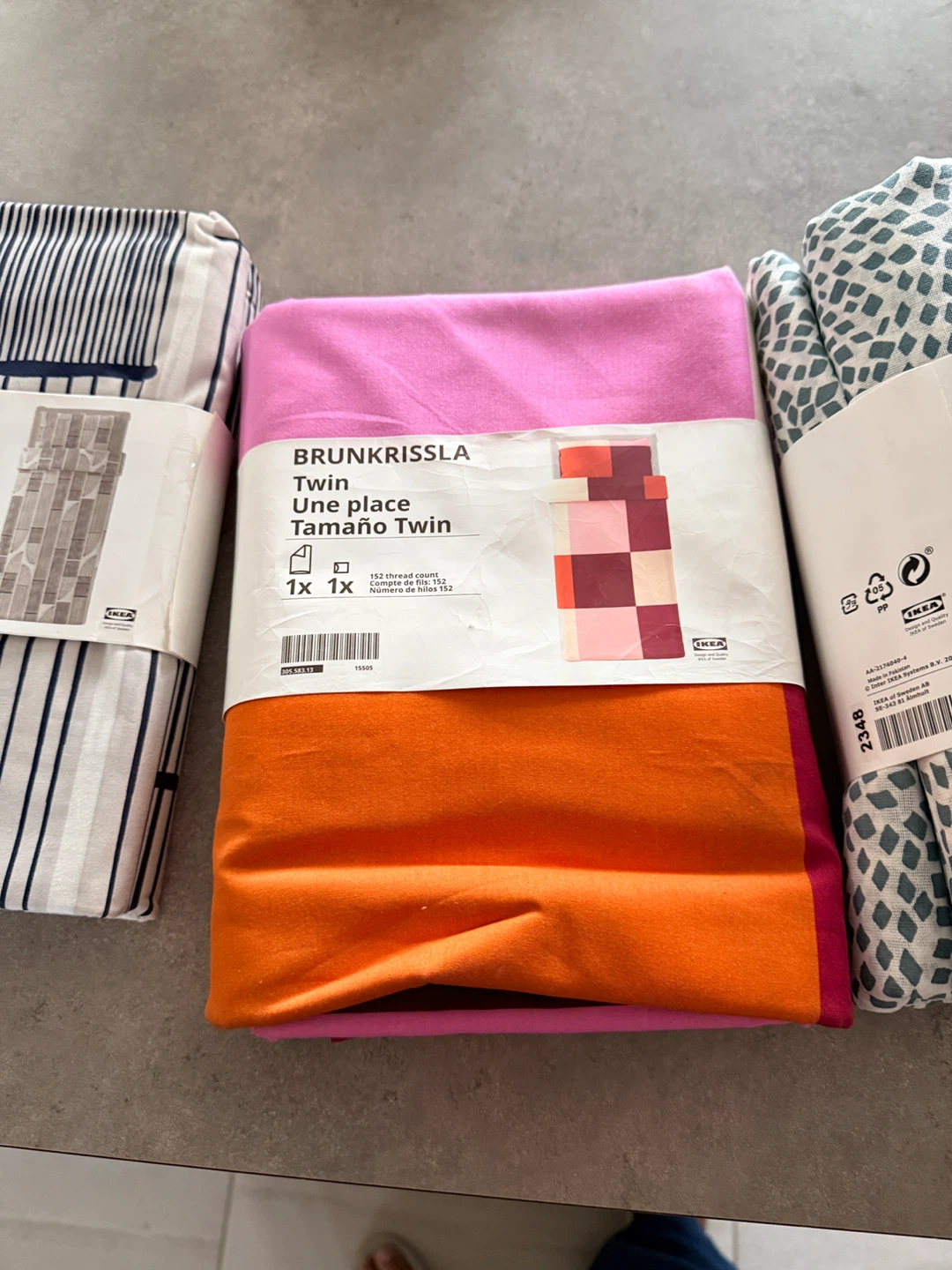 IKEA Twin Bedding Sets (BERGKORSÖRT, BRUNKRISSLA, TRÄDKRASSULA) - photo 4