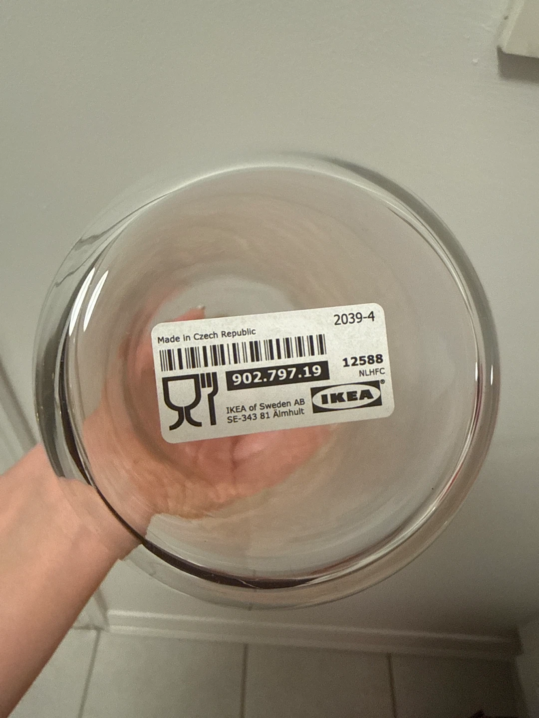 IKEA Glass Bottles with Cork Lids - Set of 2 - photo 2