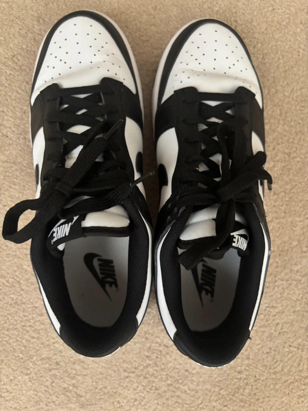 Nike Dunk Low White/Black Sneakers - photo 4
