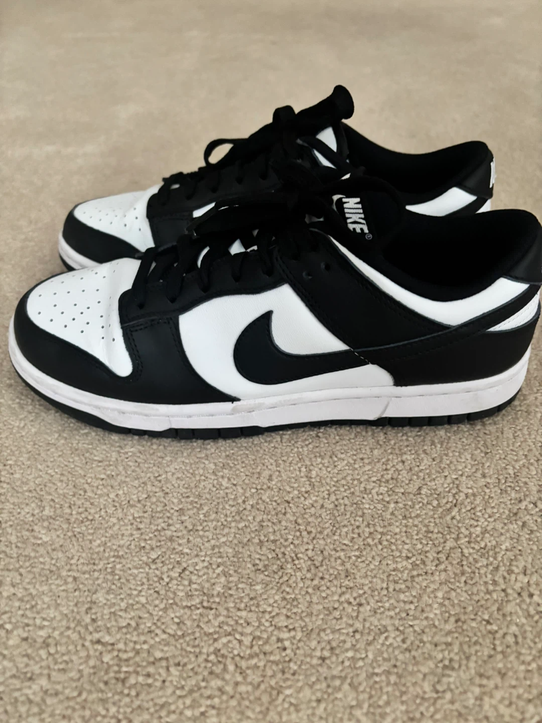 Nike Dunk Low White/Black Sneakers - photo 2